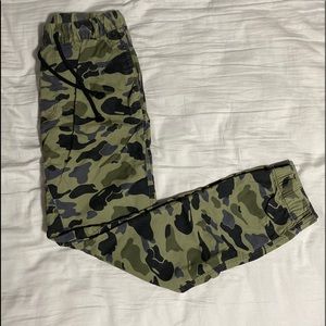 Camouflage joggers